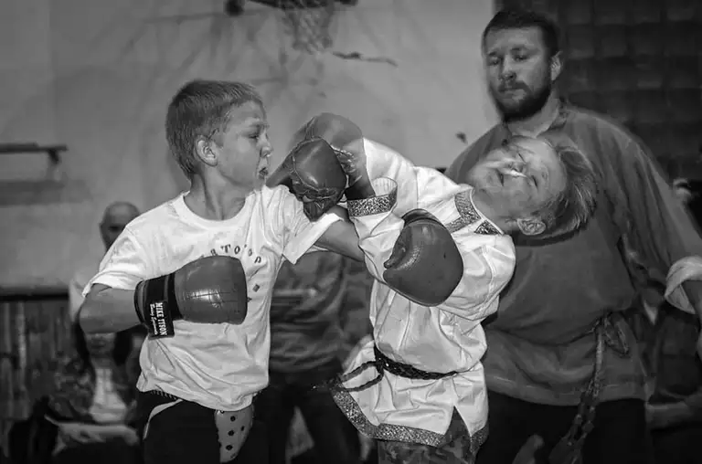  Russian Fist Fighting. Photo by Oleg Klimov