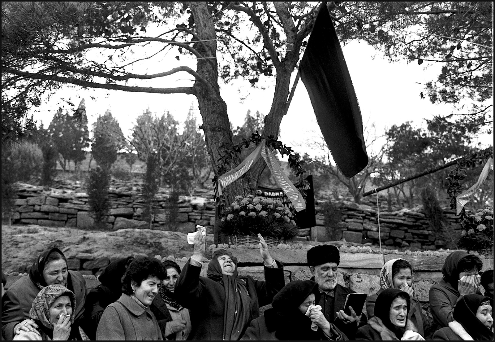 After the entry of Soviet troops into Baku, Azerbaijan. January 1990. Photo by Oleg Klimov