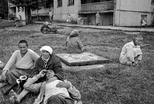The psychiatric hospital in Štimlje, Kosovo. 06.1999. Photo by Oleg Klimov.