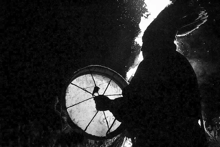 Shaman's ritual, Tuva. Photo by Oleg Klimov