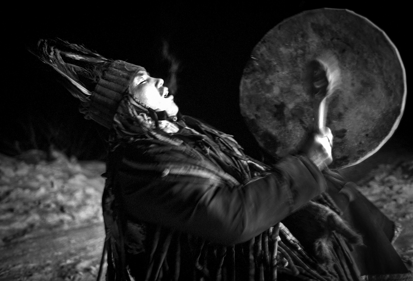 Shaman's ritual, Tuva. Photo by Oleg Klimov