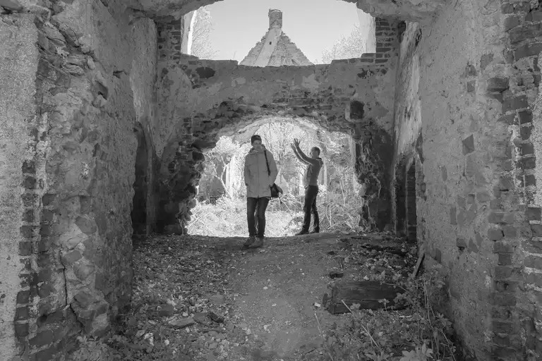 Brandenburg Castle—the ruined remains of a castle built by the Teutonic Order in the village of Ushakovo (formerly Brandenburg until 1946) in the Kaliningrad Oblast.  Photo by Oleg Klimov