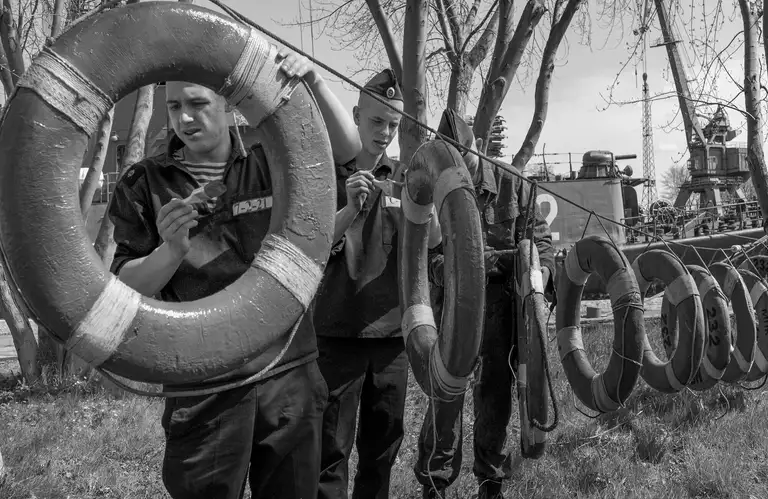 Russian Naval base in Baltiysk, Kaliningrad region. 2025. Photo by Oleg Klimov