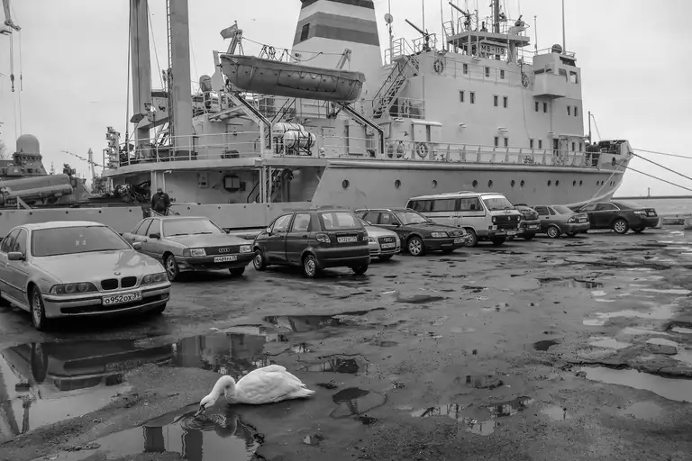 Russian Naval base in Baltiysk, Kaliningrad region. 2025. Photo by Oleg Klimov