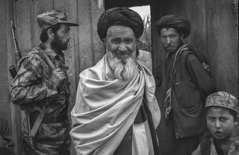On the way to Mazar-i-Sharif. Northern Afghanistan, October, 2001. Photo by Oleg Klimov