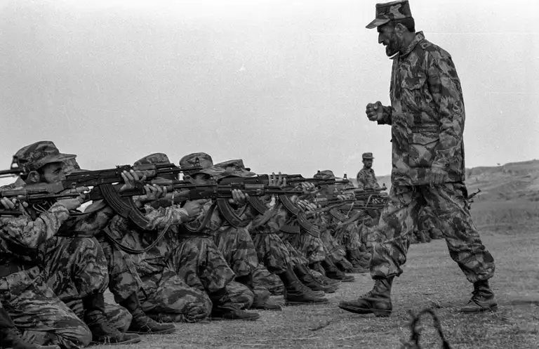 The Northern Alliance. The beginning of Operation Enduring Freedom in Northern Afghanistan, October, 2001. Photo by Oleg Klimov