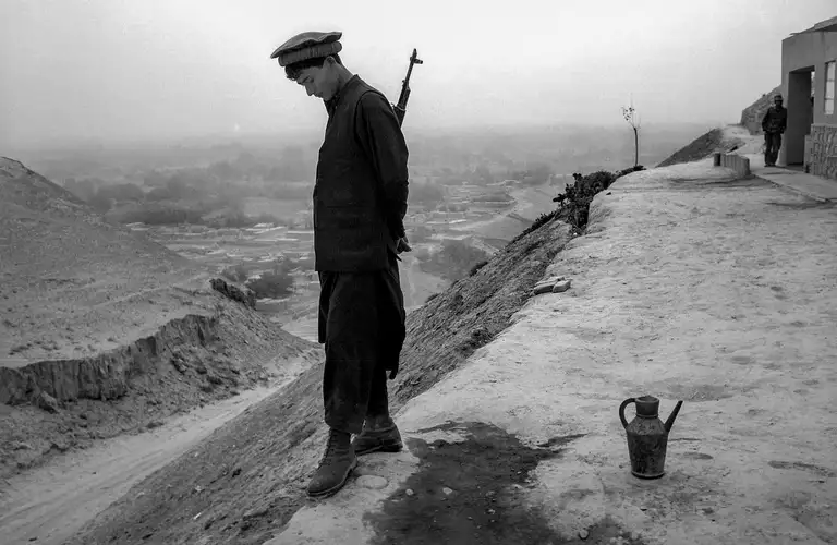 The border between the Northern Alliance and the Taliban. The beginning of Operation Enduring Freedom in Northern Afghanistan, October, 2001. Photo by Oleg Klimov
