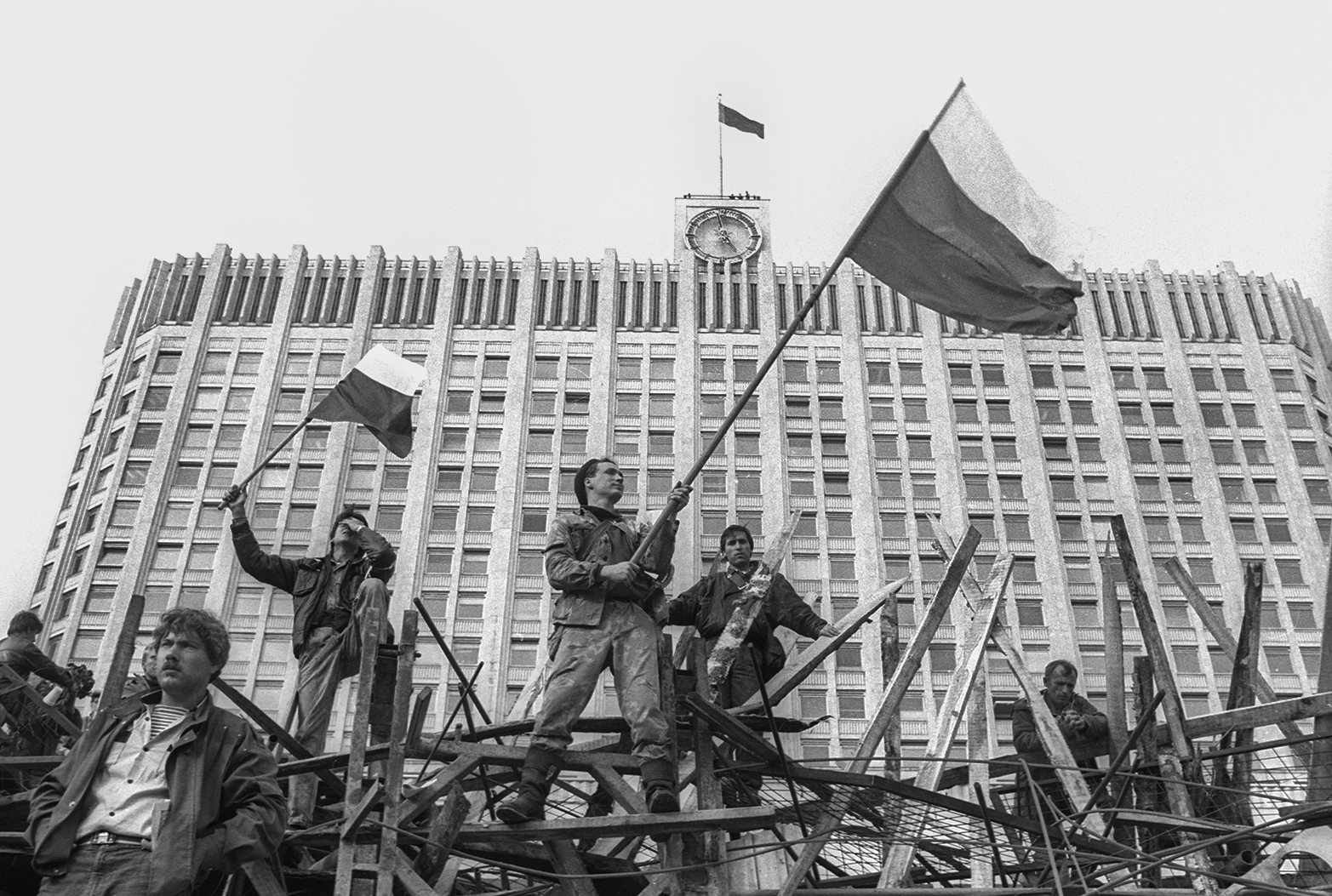 Moscow's putch, August 1991. From the series Witnesses of the Time. Photo by Oleg Klimov