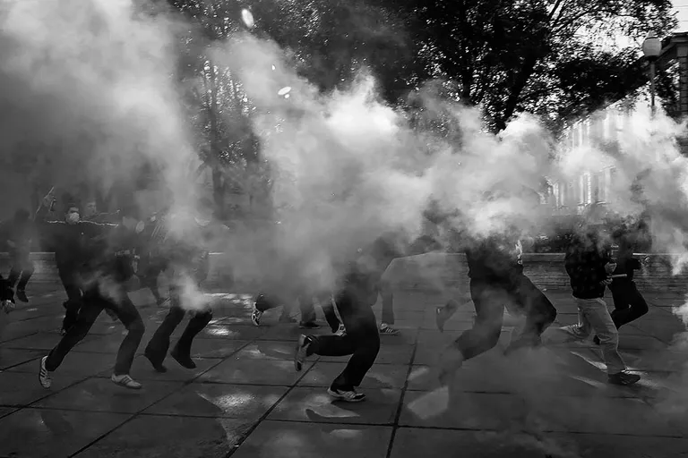 Fascist rally in St. Petersburg, Russia. Photo: Oleg Klimov